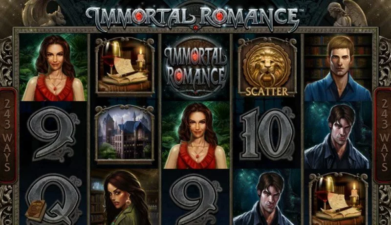 immortal romance spelplan dator med symboler