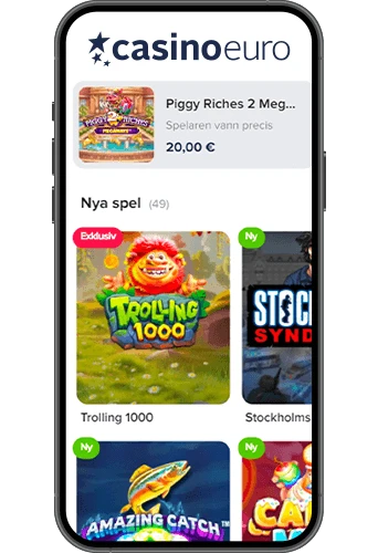 CasinoEuro på mobilen