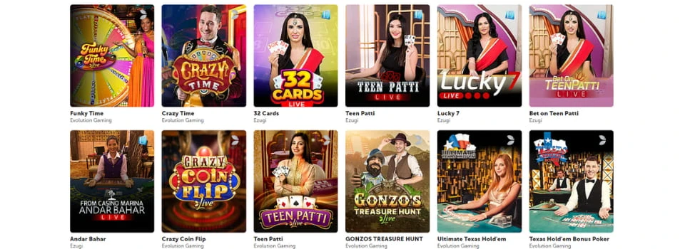 Play Frank Casino livespel