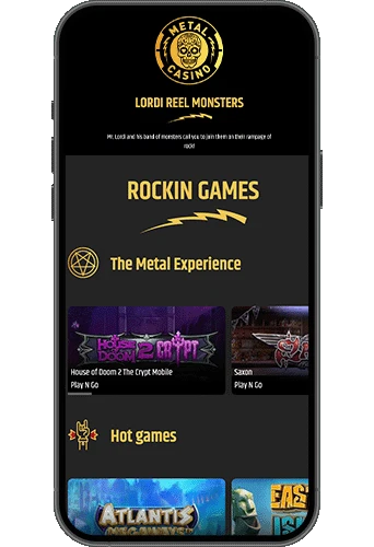 Metal Casino på mobilen