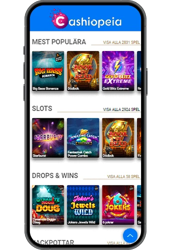 Cashiopeia Casino på mobilen