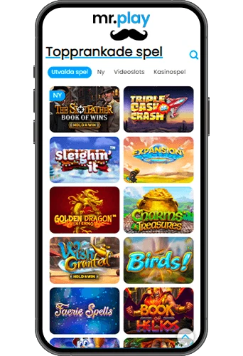 MrPlay Casino på mobilen