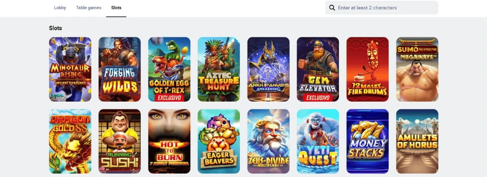 Betclic Casino spelautomater