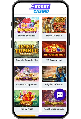 Boost Casino på mobilen