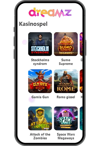 Dreamz Casino på mobilen