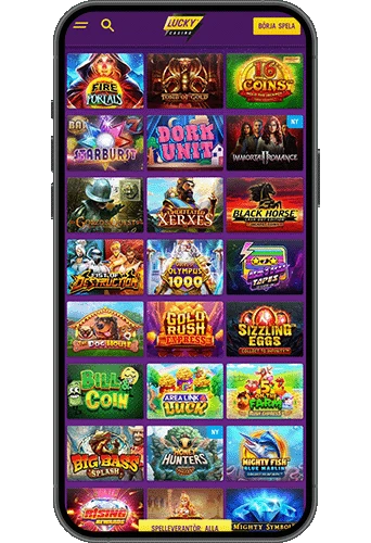 Lucky Casino på mobilen