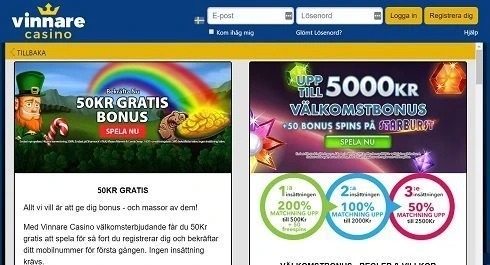 välkomstbonus