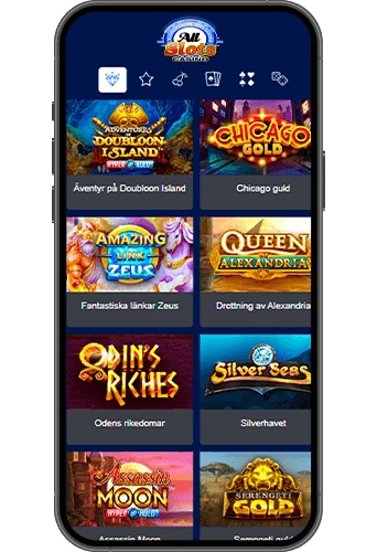 All Slots Casino på mobilen