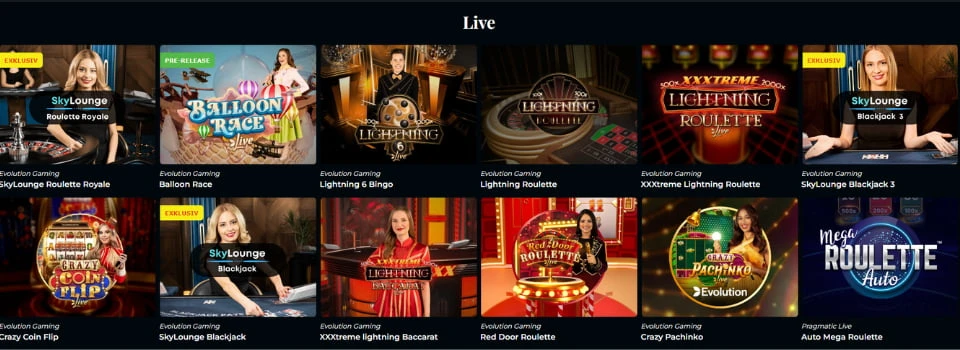 Premier Live Casino livespel