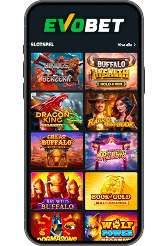 EvoBet Casino på mobilen