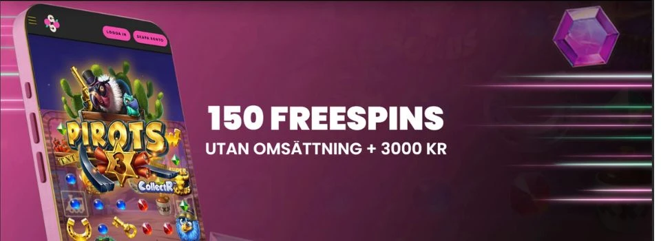 GoGo casino free spins välkomstbonus