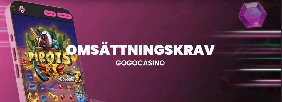 gogo casino omsättningskrav