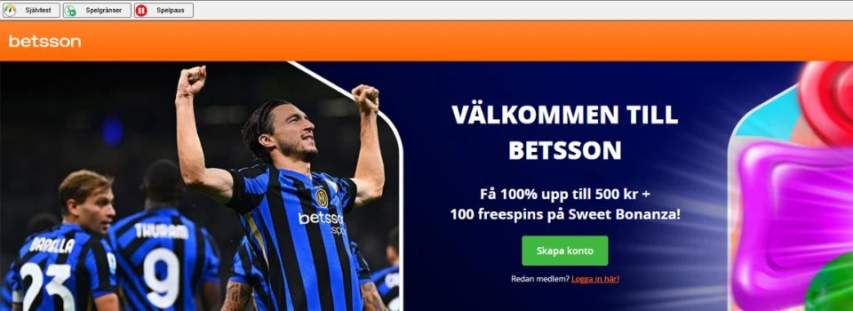 betsson casino bonus