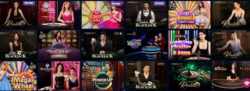 VBet Casino livespel