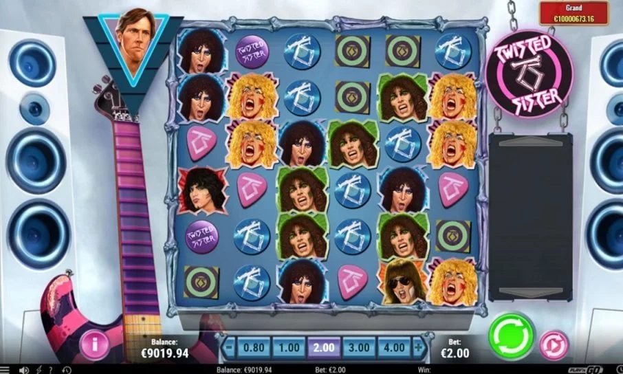 Twisted Sister spelplan på casino online