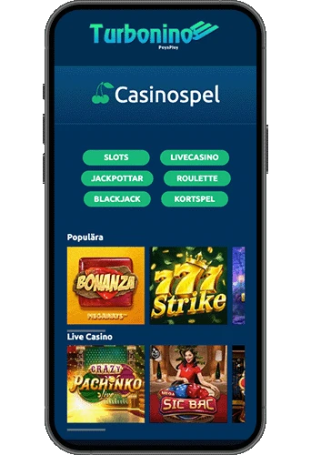 Turbonino Casino på mobilen