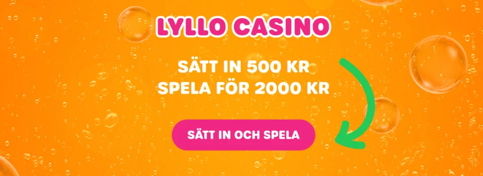 Lyllo Casino sätt in och spela knapp
