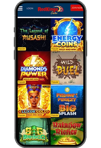 RedKings Casino på mobilen