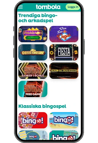 Tombola Casino på mobilen