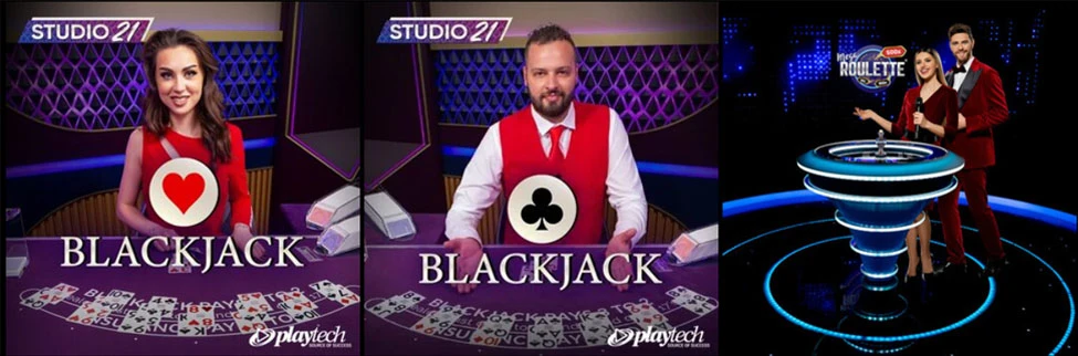 Live casino på Luckylouis