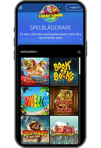 LuckyLouis Casino på mobilen