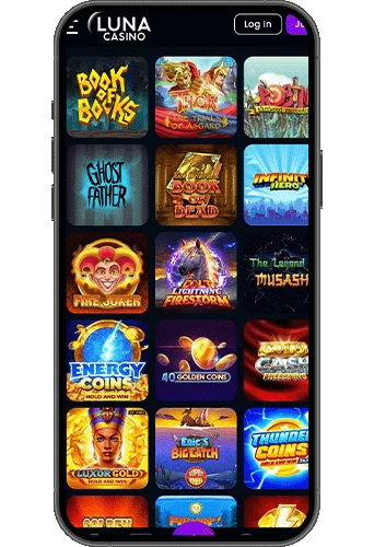 Luna Casino på mobilen