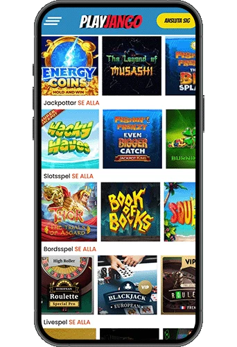 Playjango Casino på mobilen