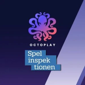 Octoplay och spelinspektionen logga