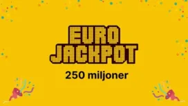 eurojackpot 250 miljoner vinnare