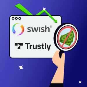 Minsta insättning utan avgifter med Trustly och Swish