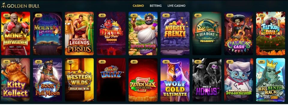 Golden bull casino slots