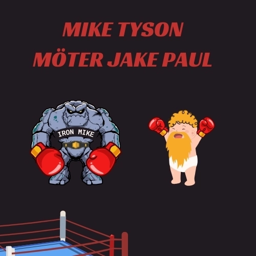 Mike Tyson möter Jake Paul i efterlängtat boxningsevenemang.