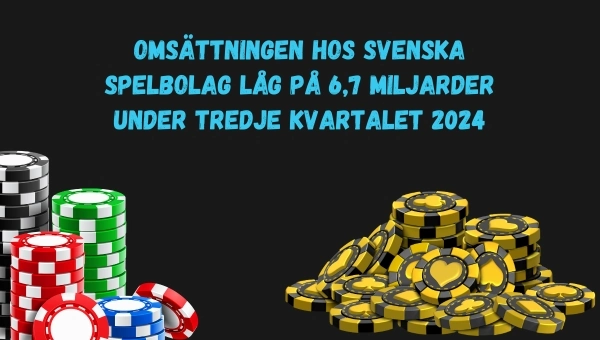 Omsättning hos svenska spelbolag