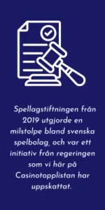 Spellagstiftningen från 2019.