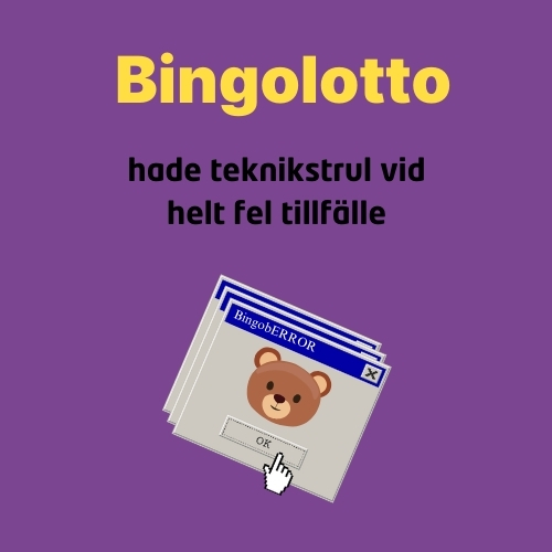 Teknikstrul hos Bingolotto